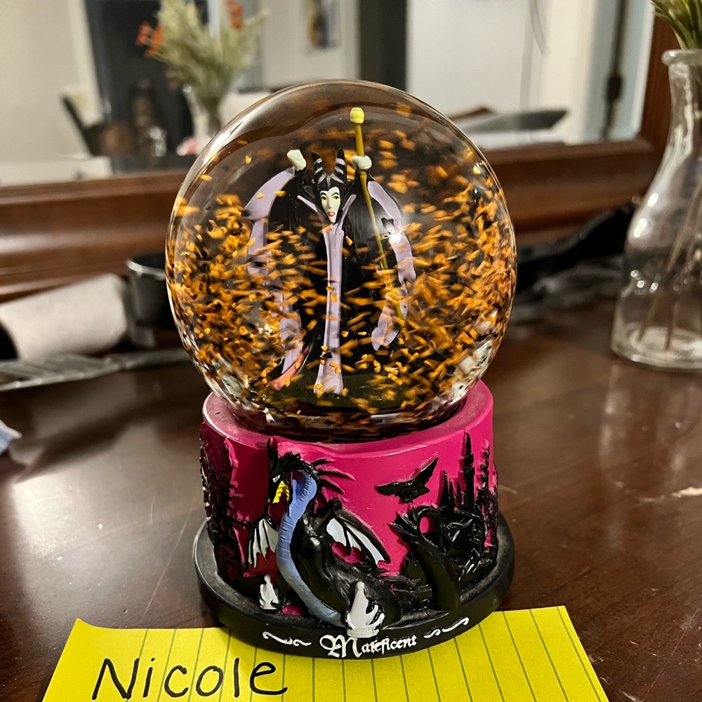 Maleficent snow globe!